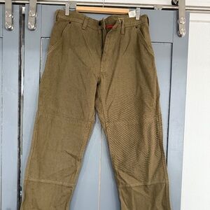 NWT Patagonia Mens Iron Forge Canvas Double Knee Work Pants Coriander Brown 33R